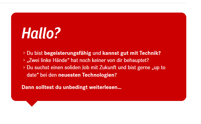 Azubisuche Anzeige Webseite Stengel Elektrotechnik