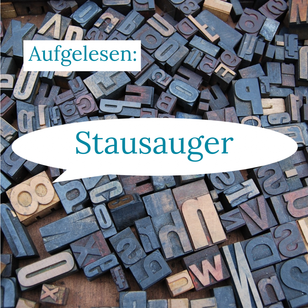 Kindliche Wortneuschöpfung: Stausauger